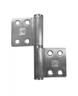 Flag Hinge 102x96x3mm SS